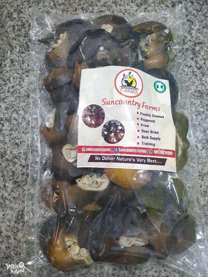 Freshly Cleaned & Packaged Organic Snails Suncountry Farms Wetinuneed